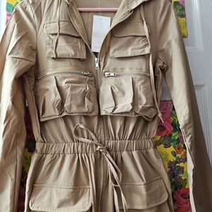 Hot And Delicious Cargo Jogger Pant Jumpsuit